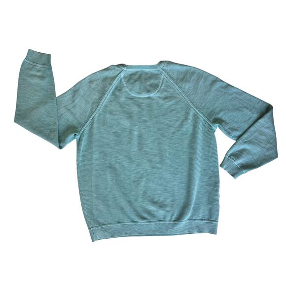 Tommy Bahama Y2K Sweater Mens Medium Green Cotton 90s Pullover Long Sleeve Retro - Picture 8 of 15